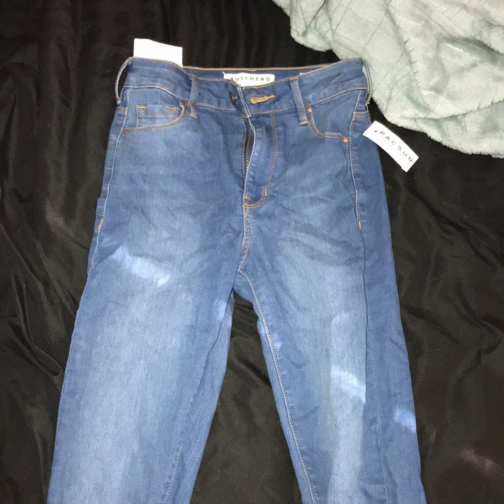dark high waisted jeans